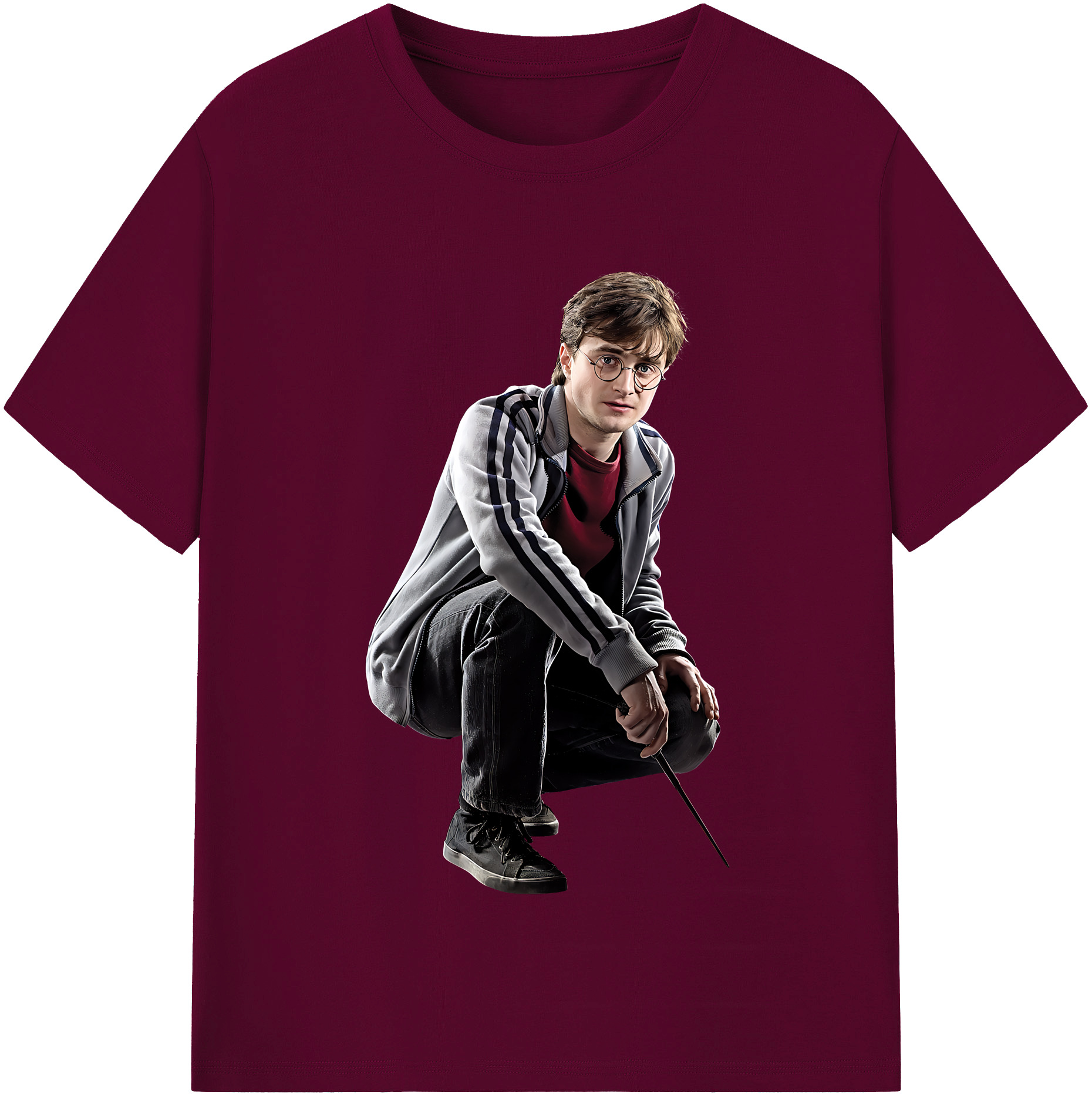 （画像用） Harry Potter ハリー・ポッターシリーズ レディースカジュアルプリントTシャツ（綿100％）